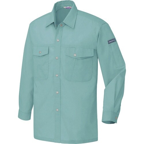 アイトス 長袖シャツ(配色なし・薄地)(男女兼用)