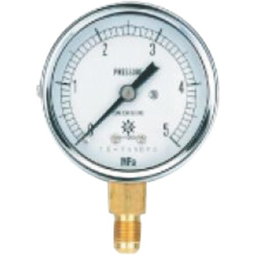タスコ 圧力計(1/4″フレア、下出し、60φ、つ