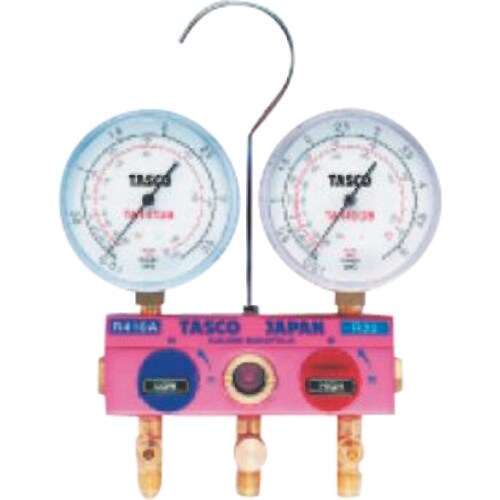 タスコ R410A R32用 ボールバルブ式マニホ