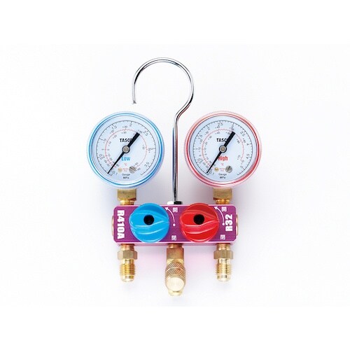タスコ ミニボールバルブ式マニホールドキット