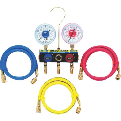 タスコ R22 R12 R502用ボールバルブ式ゲ