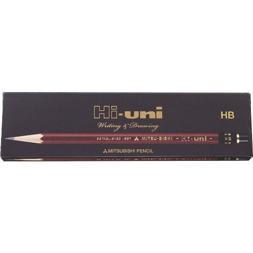 uni ハイユニK紙箱鉛筆HB(12本入)