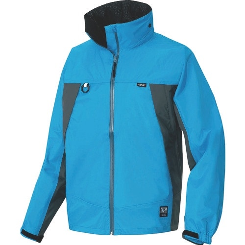 アイトス ディアプレックス レインウエア ブルー×