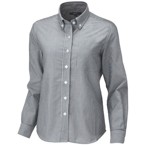 アイトス レディース長袖オックスボタンダウンシャツ