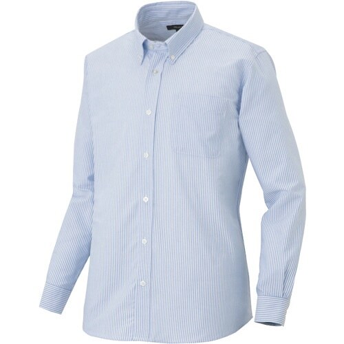 アイトス メンズ長袖オックスボタンダウンシャツ サ