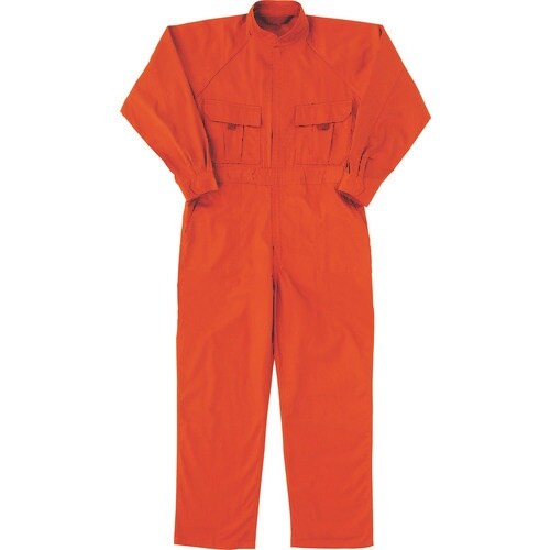 アイトス ツナギ レスキューオレンジ L