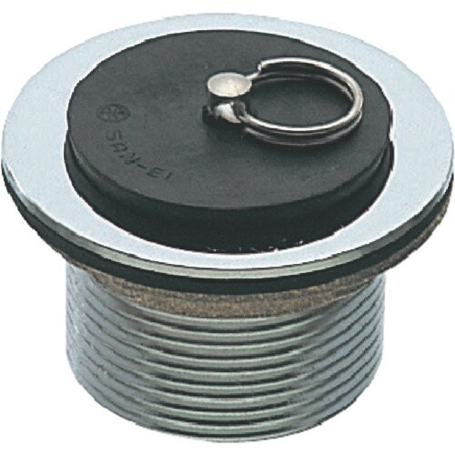 SANEI ゴム栓付風呂栓