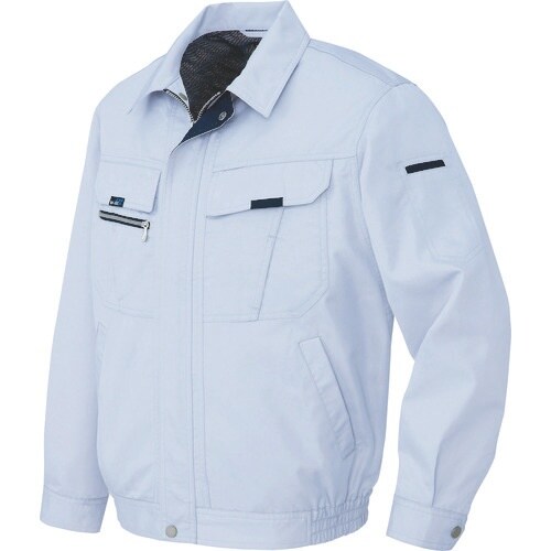 アイトス 長袖サマーブルゾン(男女兼用) サックス