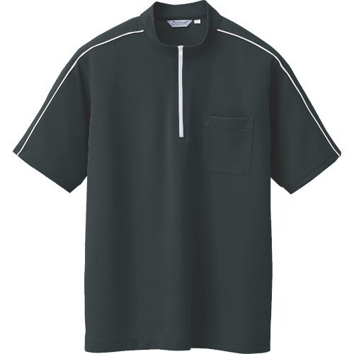 アイトス 半袖クイックドライジップシャツ(男女兼用