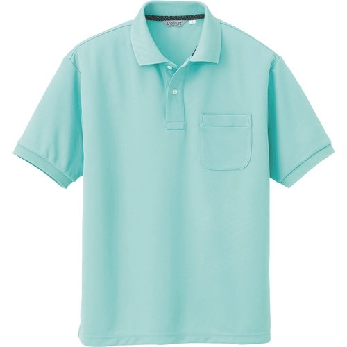 アイトス メンズ半袖ポロシャツ ミントグリーン 4