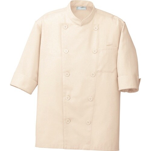 アイトス コックシャツ(男女兼用) ベージュ 6L