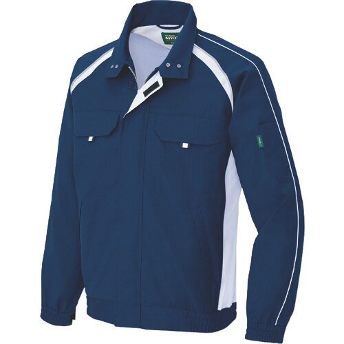 アイトス 長袖サマーブルゾン ネイビー LL