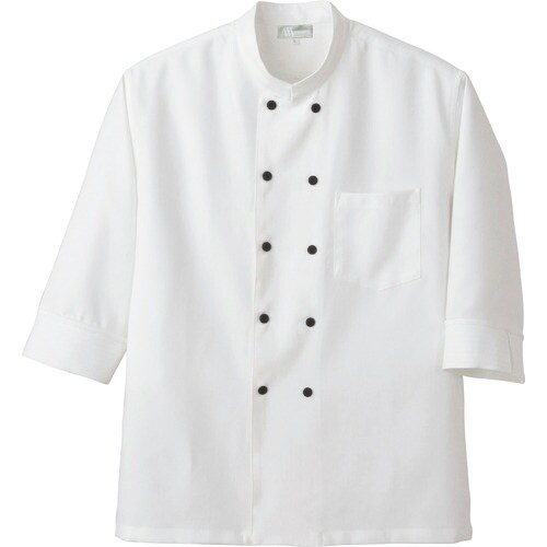 アイトス コックシャツ(男女兼用) ホワイト S