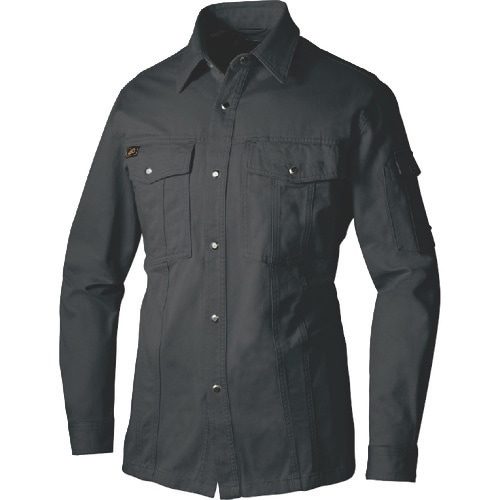 アイトス 長袖シャツ(厚地) チャコール 3L