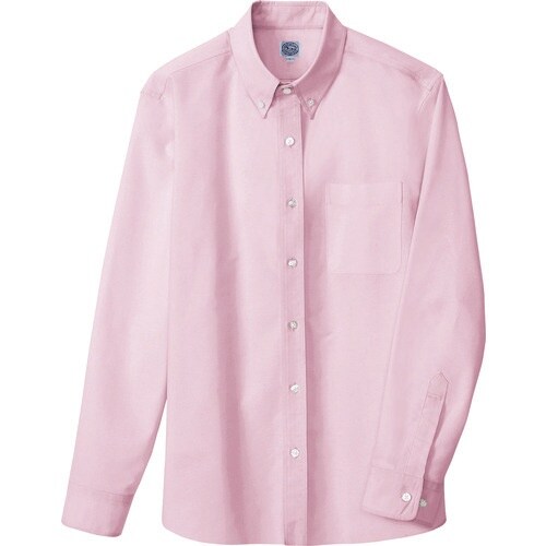 アイトス メンズ長袖オックスボタンダウンシャツ ピ