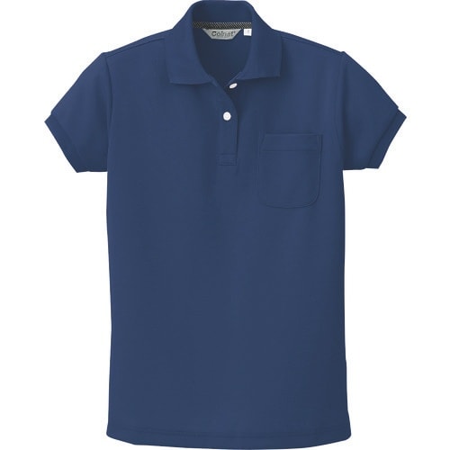 アイトス レディース半袖ポロシャツ ネイビー 11