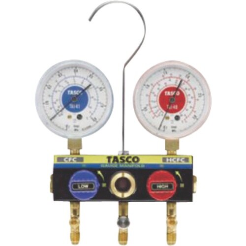 タスコ R22 R12 R502用ボールバルブ式ゲ