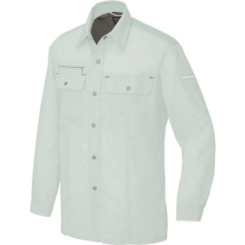 アイトス 長袖シャツ(男女兼用)(薄地) アースグ