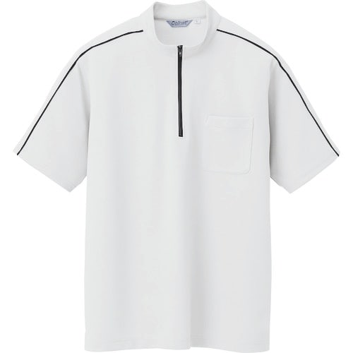 アイトス 半袖クイックドライジップシャツ(男女兼用