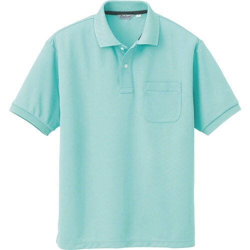 アイトス メンズ半袖ポロシャツ ミントグリーン 5