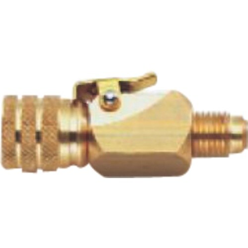 タスコ 1/4″ストップバルブ付ワンタッチコネクタ