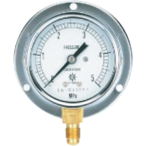 タスコ 圧力計(1/4″フレア、下出し、60φ、つ