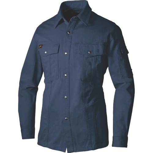 アイトス 長袖シャツ(厚地) ネイビー 3L