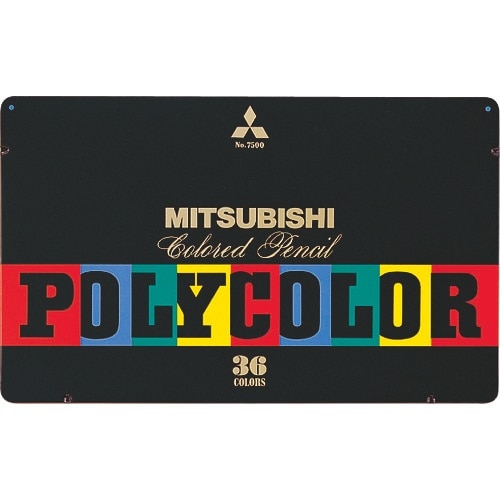 uni ポリカラー色鉛筆36色