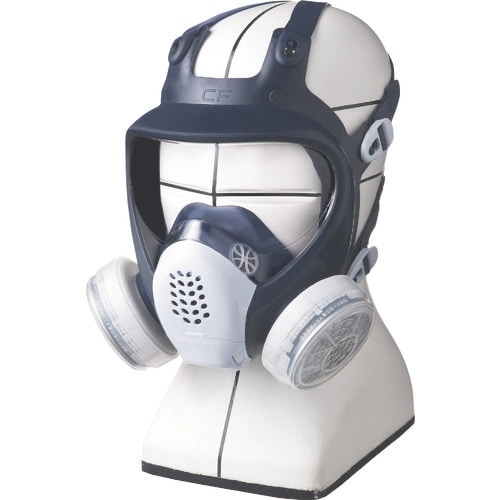 シゲマツ 防毒マスク 直結式小型 GM185C(S