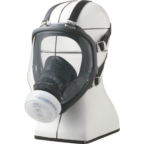 シゲマツ 直結式小型防毒マスク(全面形) GM16