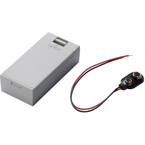 タカチ 外付け電池ボックス(ライトグレー)006P