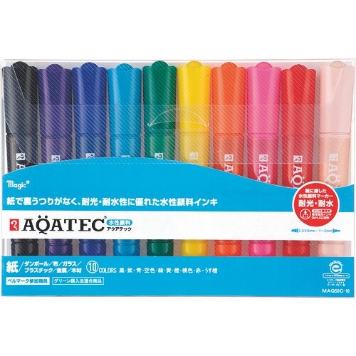 マジックインキ アクアテック 10色セット