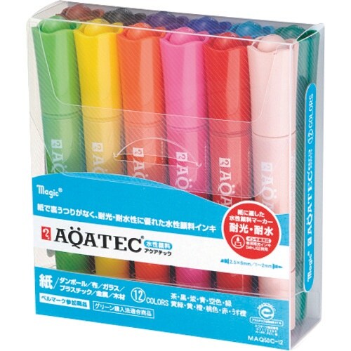 マジックインキ アクアテック 12色セット