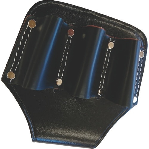 コヅチ 黒床皮ペンチ差し 8インチ用3丁入 二重縫