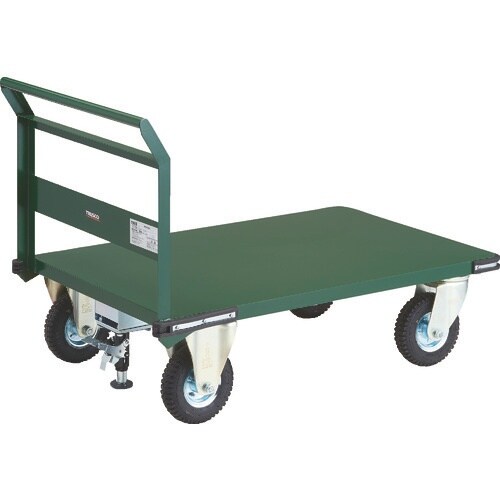 TRUSCO 鋼鉄製運搬車 1200X750 空気