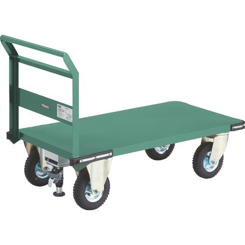 TRUSCO 鋼鉄製運搬車 1200X600 空気