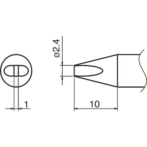 白光 こて先/SSD24型