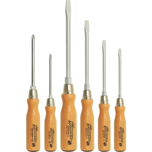 BONDHUS 木柄貫通ドライバー(六角ボルスター