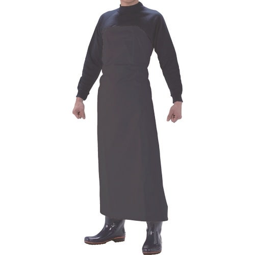 カジメイク 1902 ジャスト胸付前掛 紺 M