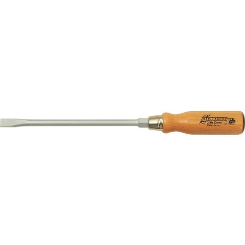 BONDHUS 木柄貫通マイナス・ドライバー(六角