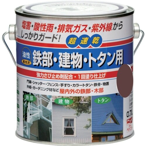 ニッぺ 油性鉄部・建物・トタン用 0.7L ツヤナ