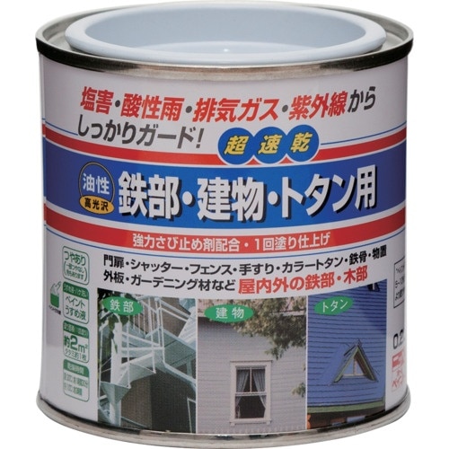 ニッぺ 油性鉄部・建物・トタン用 0.2L アカサ