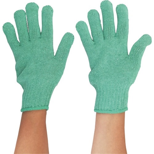 丸和ケミカル パステルカラー軍手 緑