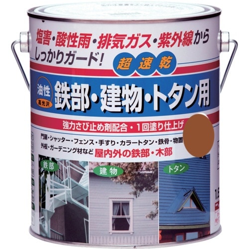 ニッぺ 油性鉄部・建物・トタン用 1.6L ライト