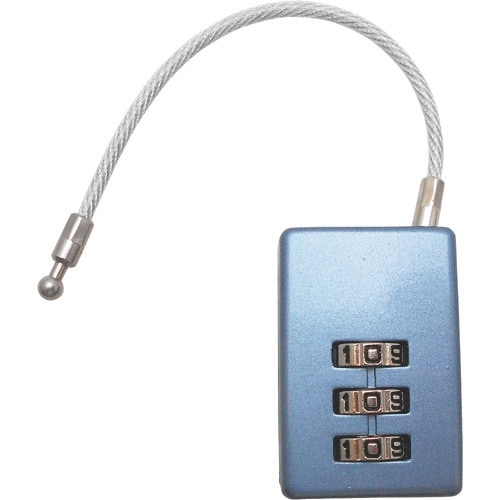 WAKI ケーブルロック IB−120 メタリック