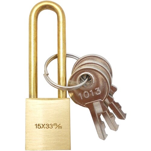 WAKI ツル長シリンダー錠 15X33mm