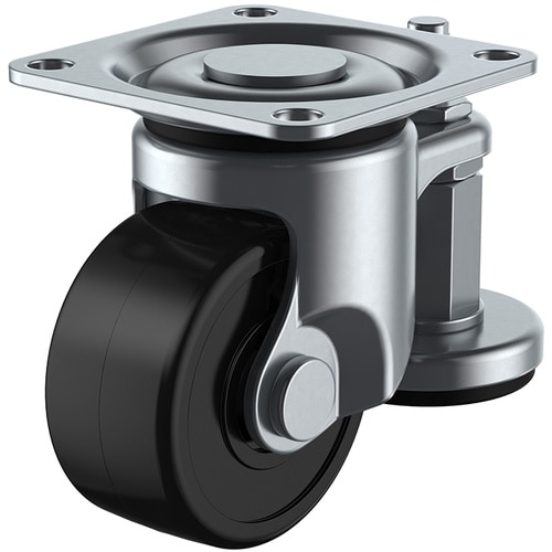 ユーエイ プレート式 自在 アジャスター付キャスタ