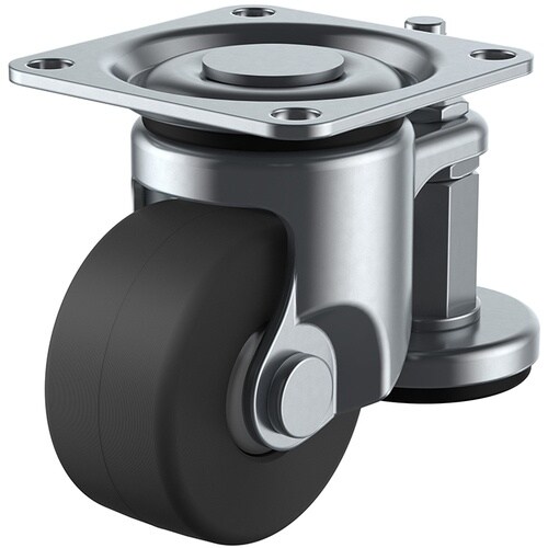 ユーエイ プレート式 自在 アジャスター付キャスタ