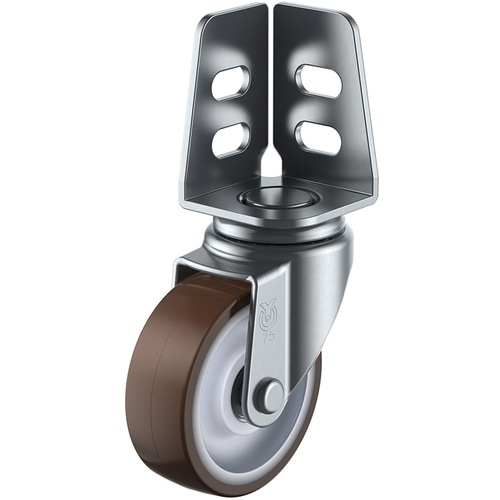 ユーエイ アングル 自在 キャスター ウレタン 車