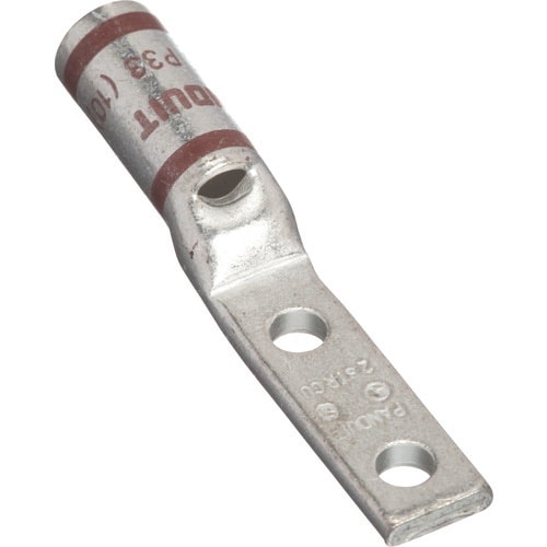 PANDUIT 銅製圧縮端子 2穴 幅細取付板 電